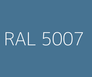 Kleur RAL 5007 BRILJANTBLAUW