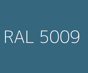 Kleur RAL 5009 AZUURBLAUW