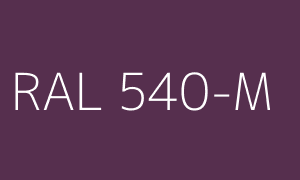 Kleur RAL 540-M