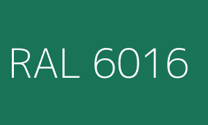 Kleur RAL 6016