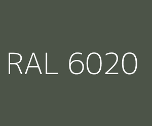 Kleur RAL 6020 CHROOMOXYDE GROEN