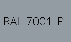 Kleur RAL 7001-P
