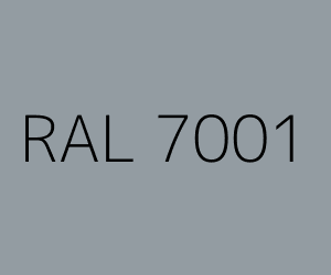 Kleur RAL 7001 ZILVERGRIJS