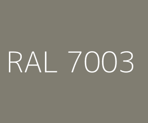 Kleur RAL 7003 MOSGRIJS
