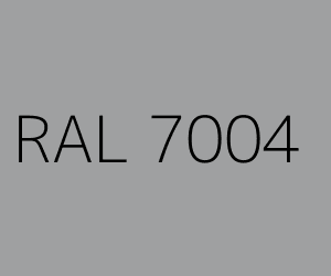 Kleur RAL 7004 SIGNAALGRIJS