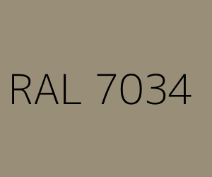 Kleur RAL 7034 GEELGRIJS
