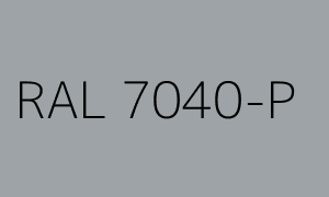 Kleur RAL 7040-P