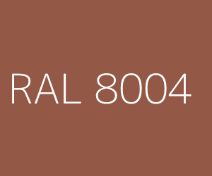 Kleur RAL 8004 KOPERBRUIN