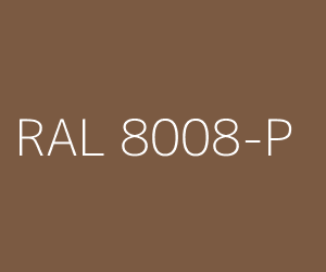 Kleur RAL 8008-P OLIJFBRUIN