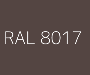 Kleur RAL 8017 CHOCOLADEBRUIN