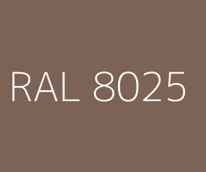 Kleur RAL 8025 BLEEKBRUIN