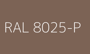 Kleur RAL 8025-P