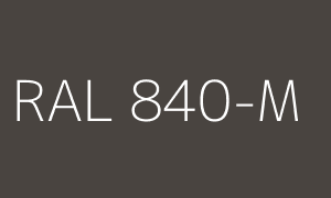 Kleur RAL 840-M