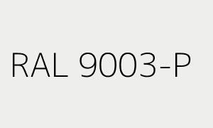 Kleur RAL 9003-P